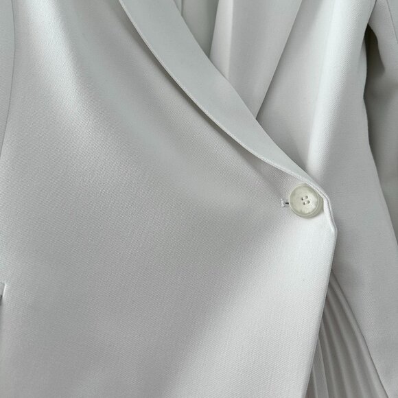 A.L.C. Juliet Pleated Blazer Dress White 00 - Picture 7 of 7